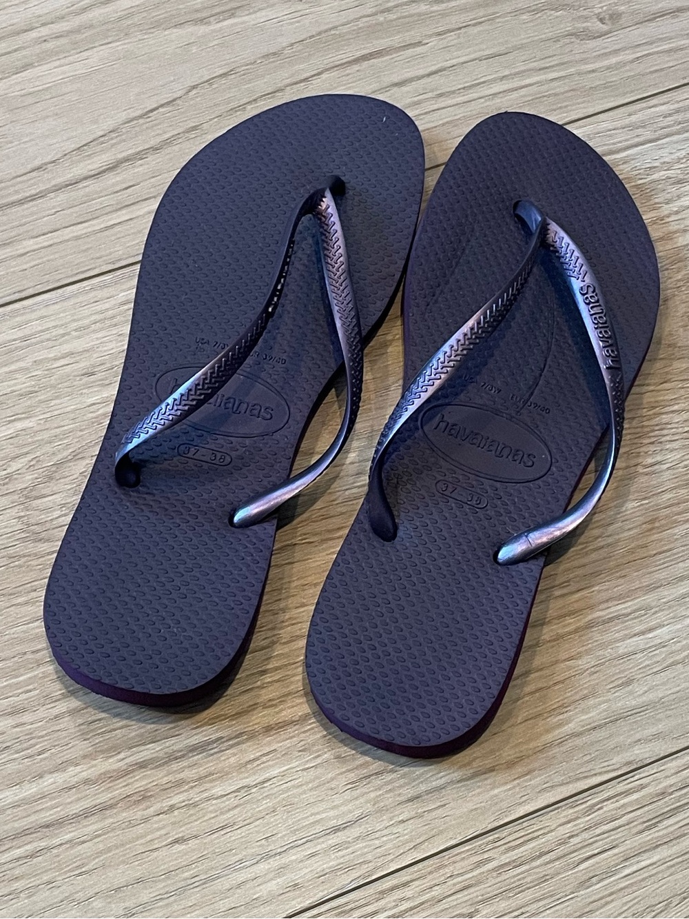 Havaianas Purple Flip Flops